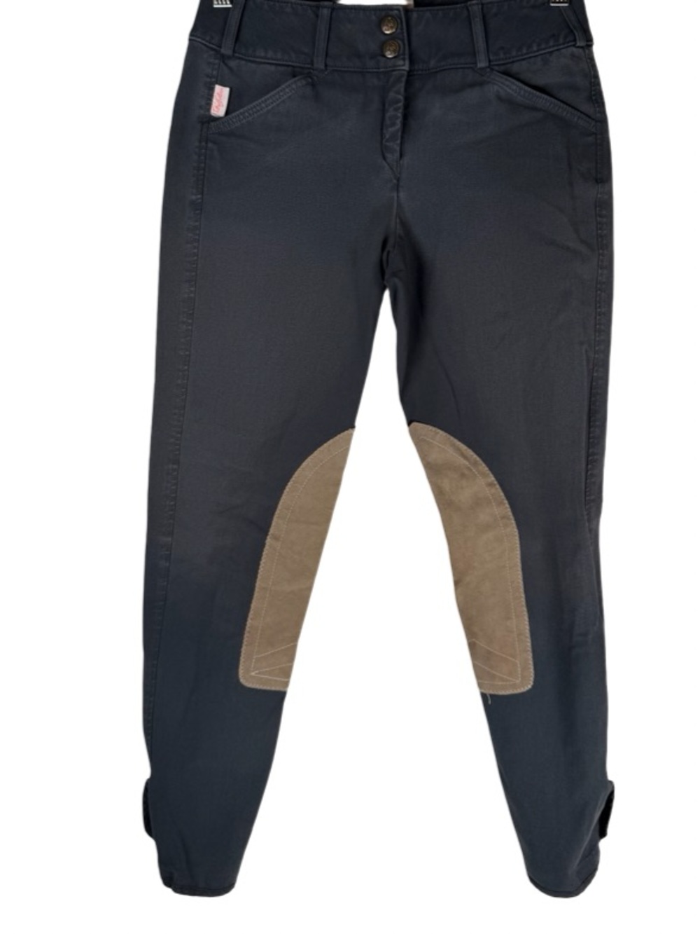 The Tailored Sportsman Trophy Hunter Black Mid Rise Riding Breeches Size 26